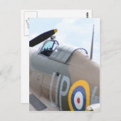 De Cockpit van de Orkaan van de venter Briefkaart (Voorkant / Achterkant)