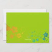 De cocktail party nodigt uit, PLUKT U Kaart (Achterkant)