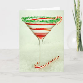 De Cocktail van Kerstmis Mevr. Claustini Feestdagen Kaart