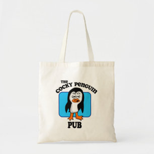 De Cocky Penguin Pub Tote Bag