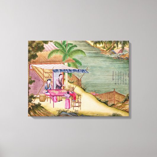 De cocons sorteren canvas afdruk (Voorkant)