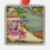 De cocons sorteren metalen ornament (Voorkant)