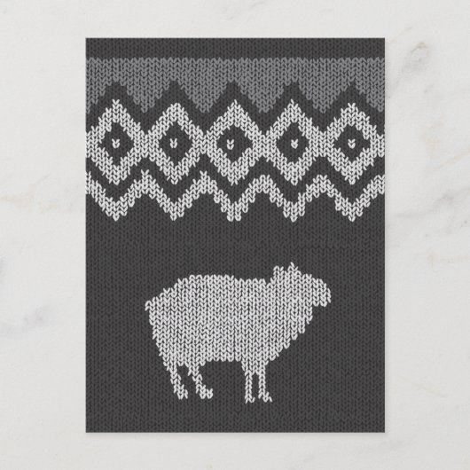 de code schapen - IJsland Briefkaart (Voorkant)