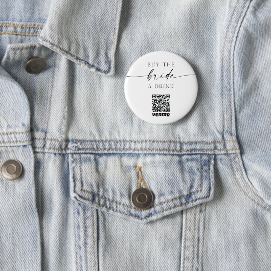 De code van Bachelorette QR koopt Bride een Button (In situ)