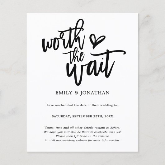 De Code van de begroting QR de Waardewachtende Ban (Voorkant)