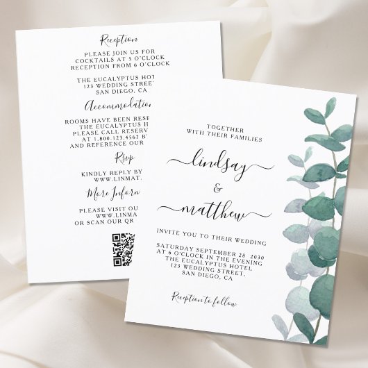 De code van het budget QR allen in één bruiloftsui