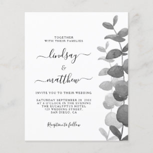 De code van het budget QR allen in één bruiloftsui