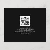 De code van het budget QR voor altijd zwart beslis (Achterkant)