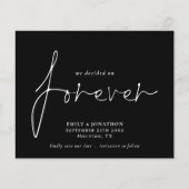 De code van het budget QR voor altijd zwart beslis (Voorkant)