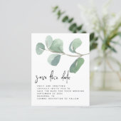 De code van het Manuscript van Eucalyptus van de b (Staand voorkant)