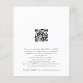 De Code van QR van de begroting het Moderne Band v (Achterkant)