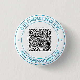 De code van QR van de douane en de Button van de T