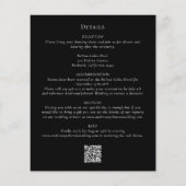 De code van QR van de kalligrafie allen in Één Uit (Achterkant)