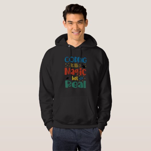 De codering is net als de computer van de Magic Co Hoodie (Voorkant volledig)