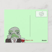 De Codfather-Cartoon is een aangepast Briefkaart (Achterkant)