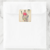 De Codice Murua Vierkante Sticker (Tas)
