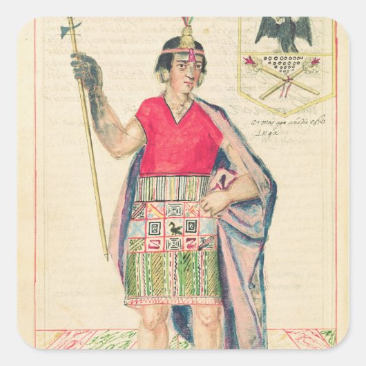 De Codice Murua Vierkante Sticker (Voorkant)