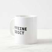 De "Coffee Addict" Mok (Voorkant links)
