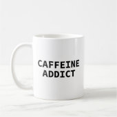 De "Coffee Addict" Mok (Links)