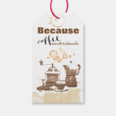 De Coffee-Lover's Gift Labels Cadeaulabel (Voorkant)