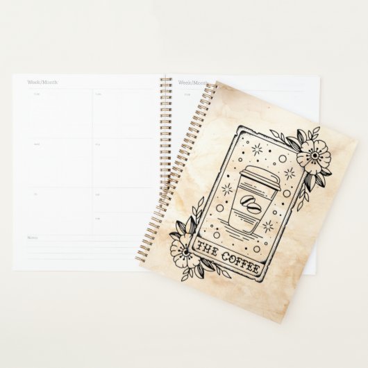 De Coffee Tarot Kaart Planner (Display)