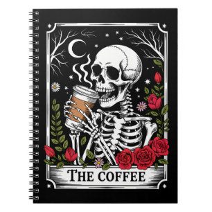 De Coffee Witchy Vibes Tote Bag – Magisch Goth Notitieboek