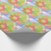 De Cogs Abstract draaien Cadeaupapier (Hoek)