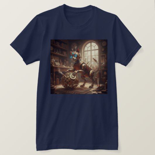 De Cogsworth Kitty T-shirt (Design voorkant)