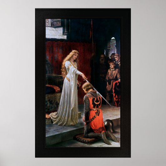 De colade van Edmund Blair Leighton Poster (Voorkant)