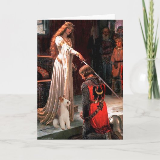 De colade - Wire Fox Terrier #4 Kaart (Voorkant)