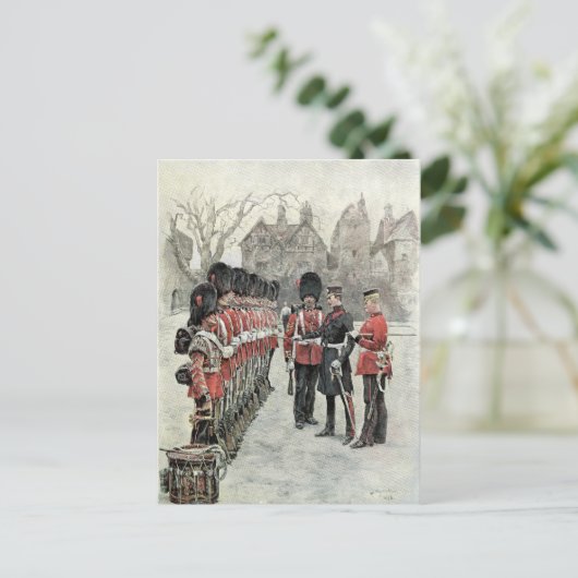 De Coldstream Guards in de Tower Briefkaart (Staand voorkant)