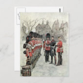 De Coldstream Guards in de Tower Briefkaart (Voorkant / Achterkant)