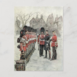 De Coldstream Guards in de Tower Briefkaart