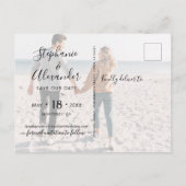 De Collage van de Foto van de Calligrafie van de b Aankondigingskaart (Achterkant)