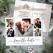 De Collage van de Foto van de Calligrafie van de b Aankondigingskaart