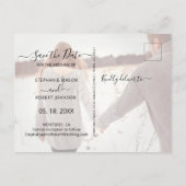 De Collage van de Foto van de Calligrafie van de b Aankondigingskaart (Achterkant)