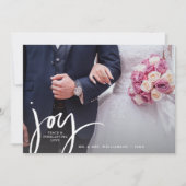 De Collage van de Foto van het Huwelijk van de Feestdagenkaart (Voorkant)