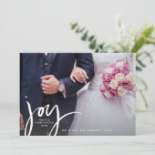 De Collage van de Foto van het Huwelijk van de Feestdagenkaart (Staand voorkant)