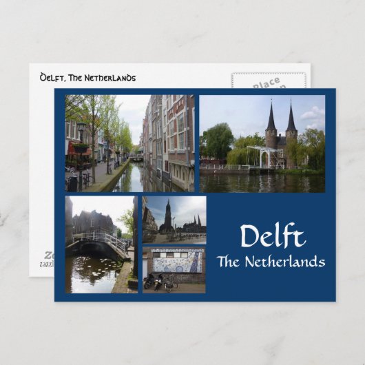 De Collage van Delft Briefkaart (Voorkant / Achterkant)