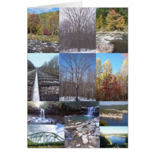 De Collage van het landschap