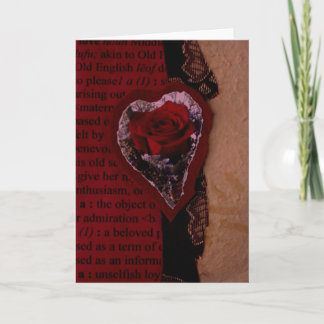 DE COLLAGE VAN VALENTIJN FEESTDAGEN KAART