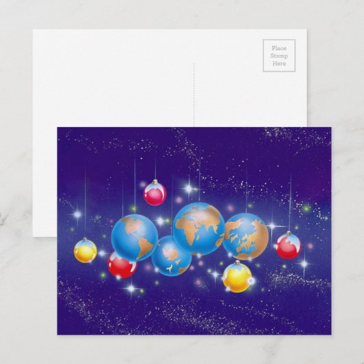 De collectieve Kaarten van de Vakantie Feestdagenkaart (Voorkant / Achterkant)