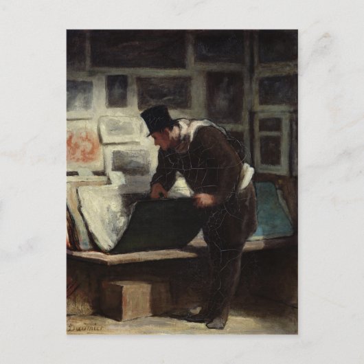 De "Collector of Engravings", c.1860-62 Briefkaart (Voorkant)