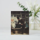 De "Collector of Engravings", c.1860-62 Briefkaart (Staand voorkant)