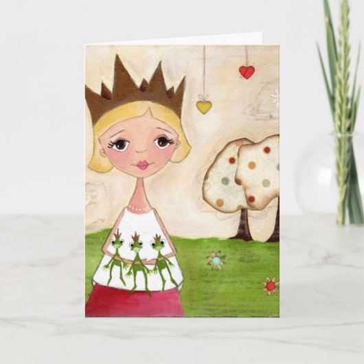 De Collector van de kikker - Wenskaart Feestdagen Kaart (Voorkant)