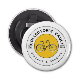 De Collector's Vault Logo Badge Bottle Opener