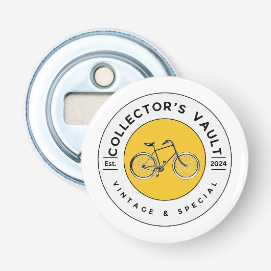 De Collector's Vault Logo Badge Bottle Opener (Voorkant)