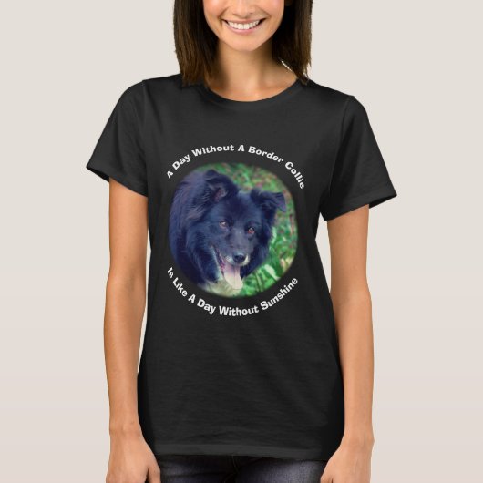 De Collie Dag van de grens zonder T-shirt (Voorkant)