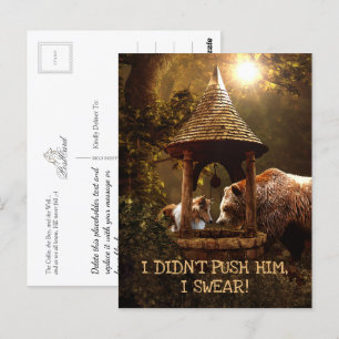 De Collie, de Jongen en de Lieve hemel. Briefkaart