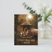 De Collie, de Jongen en de Lieve hemel. Briefkaart (Staand voorkant)